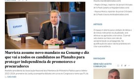 Estadão - Murrieta assume novo mandato na Conamp e diz que vai a todos os candidatos ao Planalto para proteger independência de promotores e procuradores